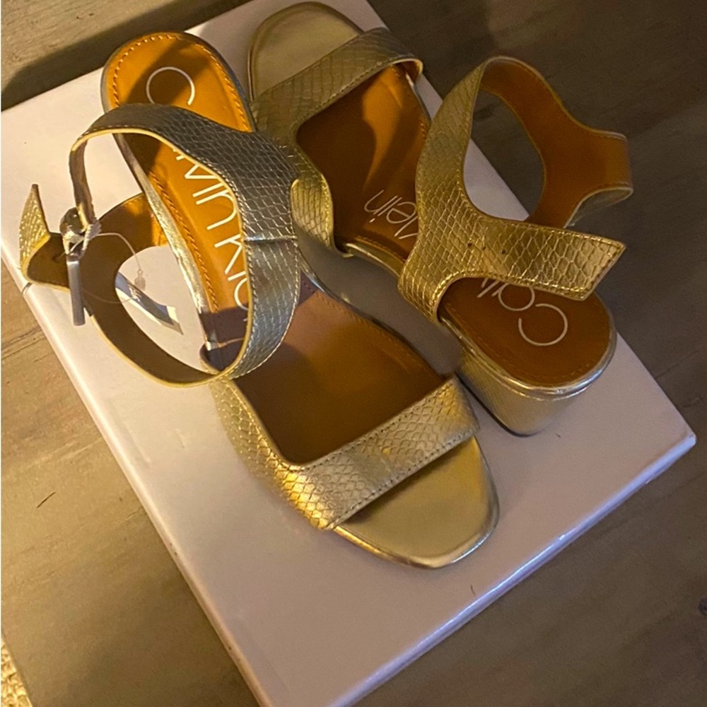 Calvin Klein never worn dress sandals